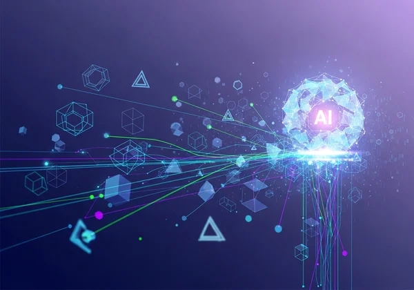 AI analyzing patterns from quiz answers