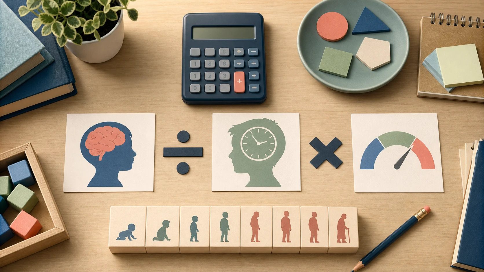 Mental age calculation concept