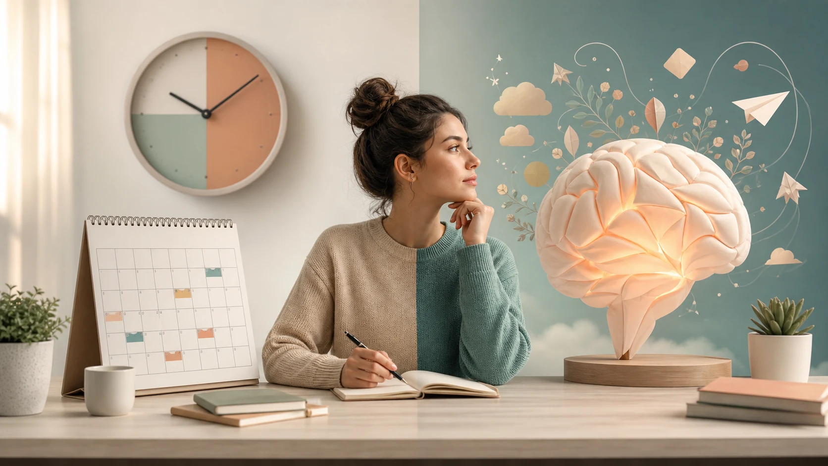 Mental age and calendar age